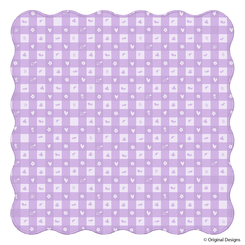 wavy edge mahjong mat