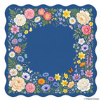 wavy border mahjong mat
