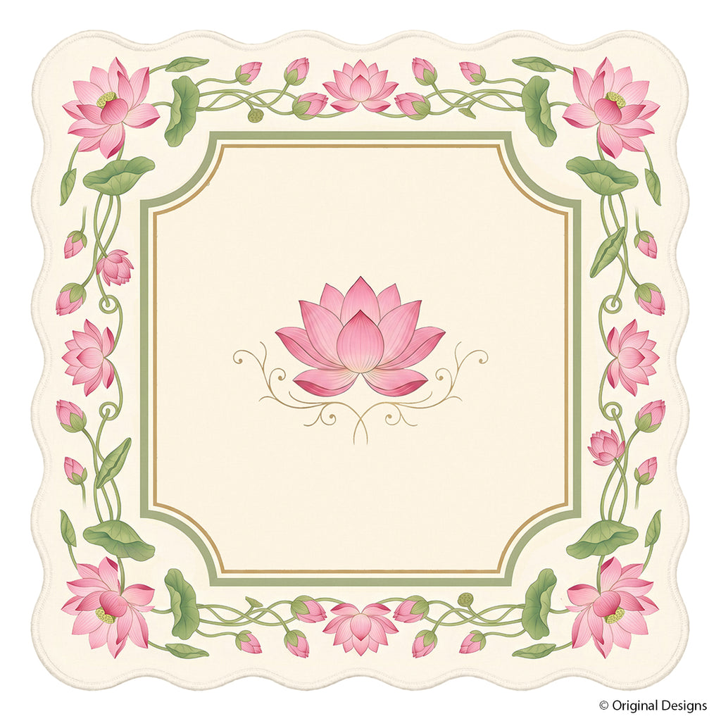 curved edge mahjong mat
