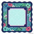decorative edge mahjong mat