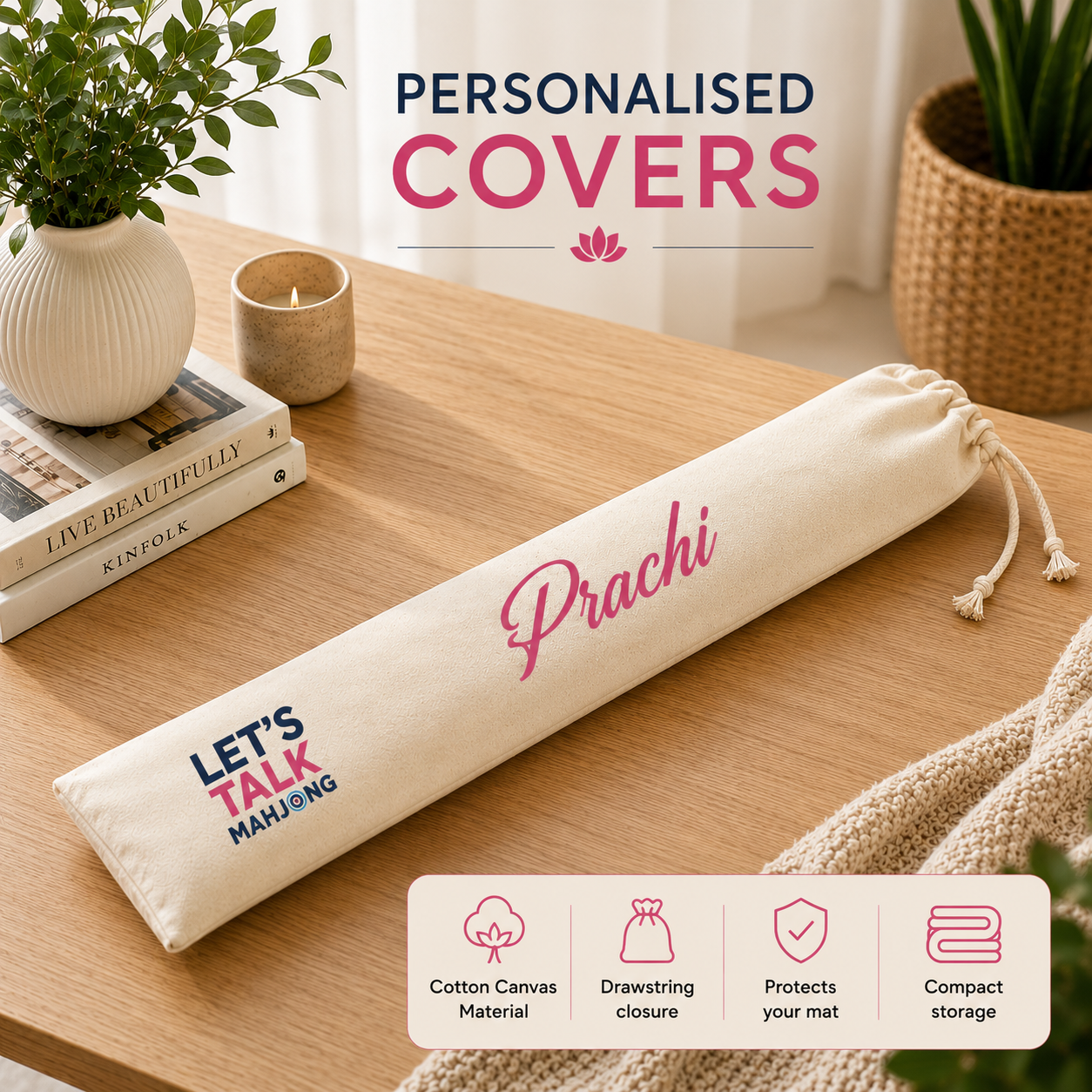 Mahjong mat bags