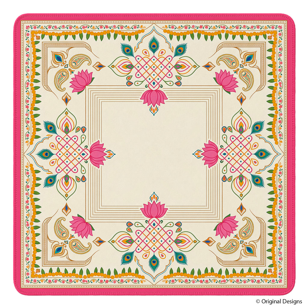 indian theme mahjong mat