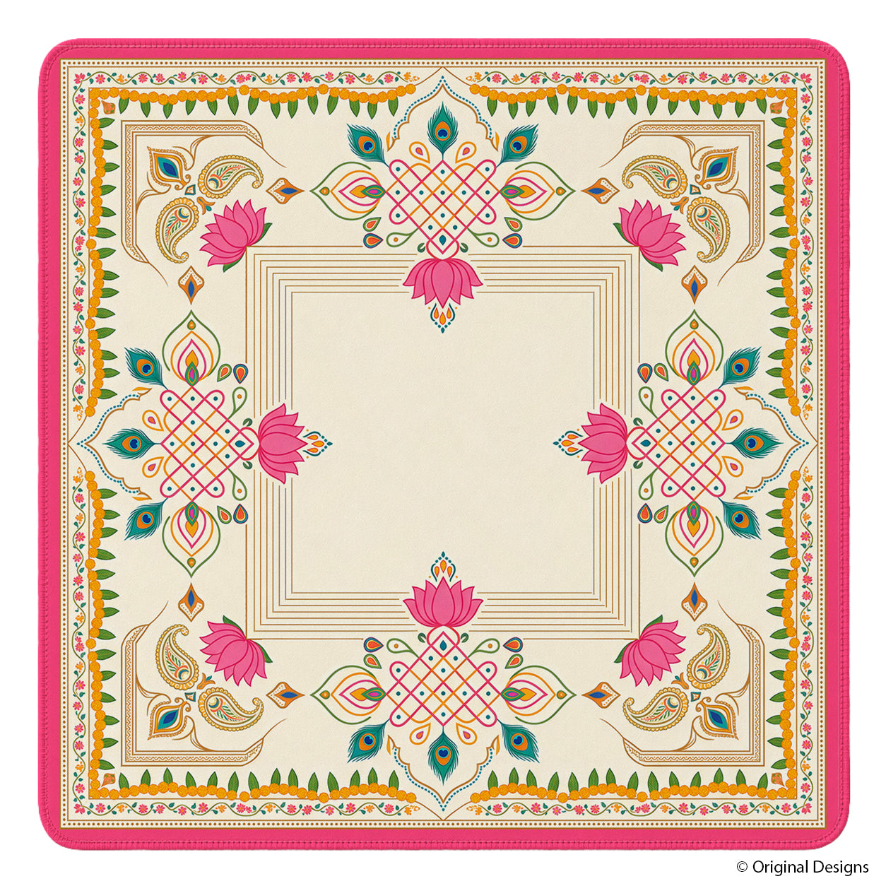 indian theme mahjong mat