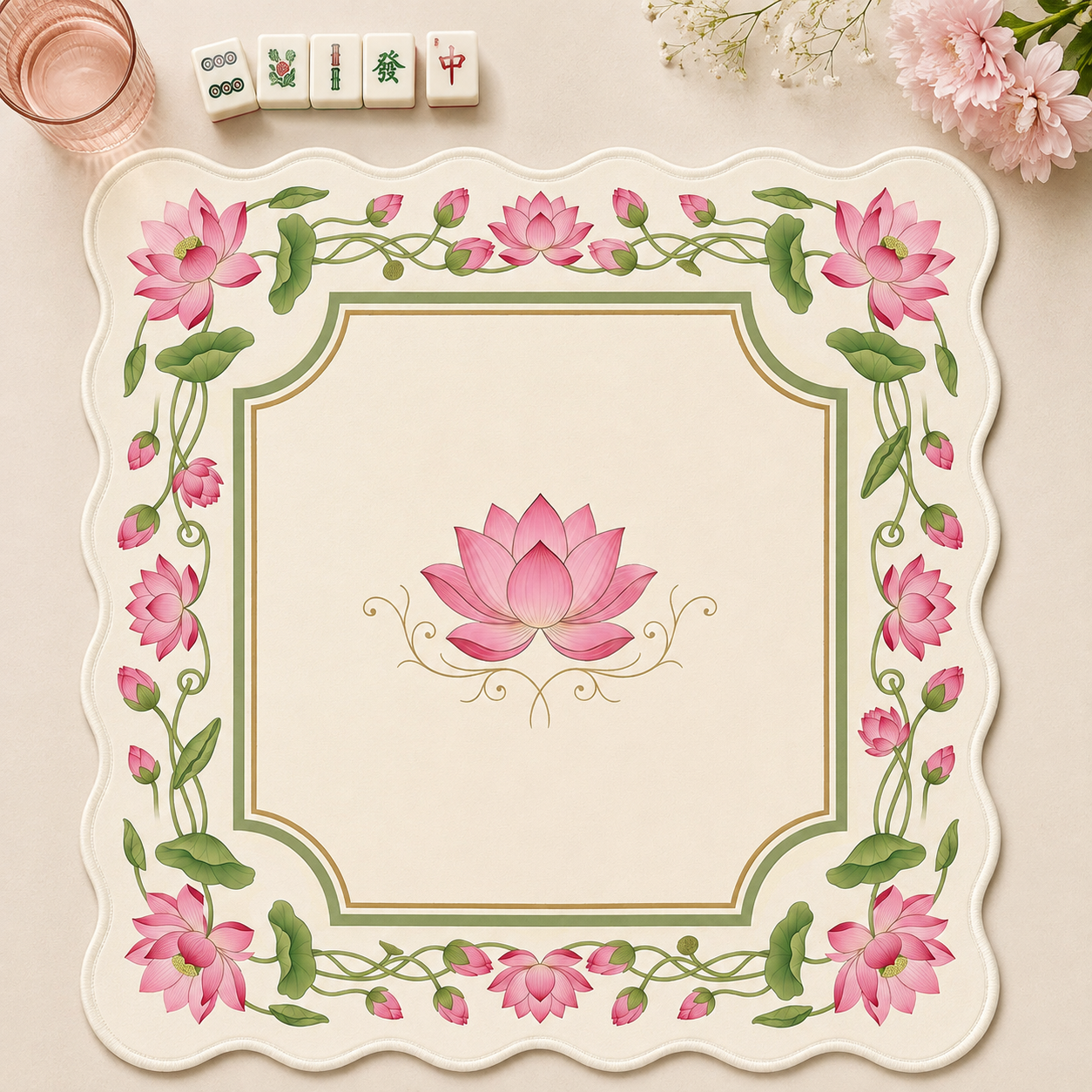 curvy mahjong mats